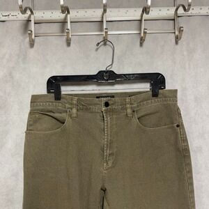Proof Pants Men 33x32 Khaki Green Rover Jeans Straight 5 Pkt Huckberry P-530009